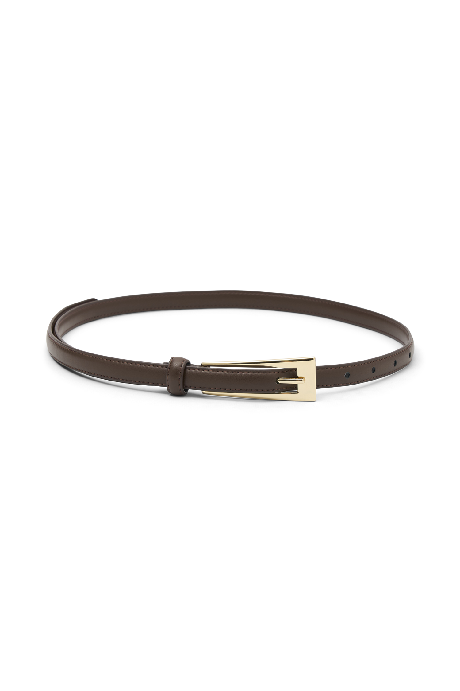 Adrian Belt With Buckle - Chocolate